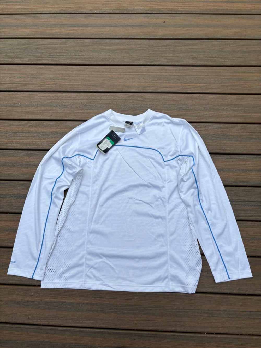 Vintage Nike Basketball Kobe Bryant Long Sleeve Center Swoosh White Shirt XL